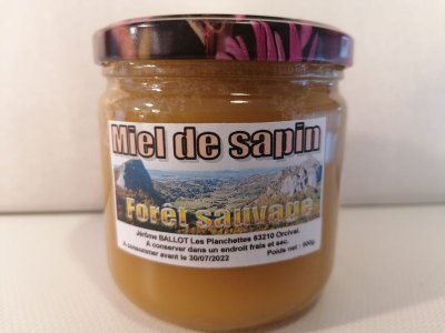 pot de miel de sapin